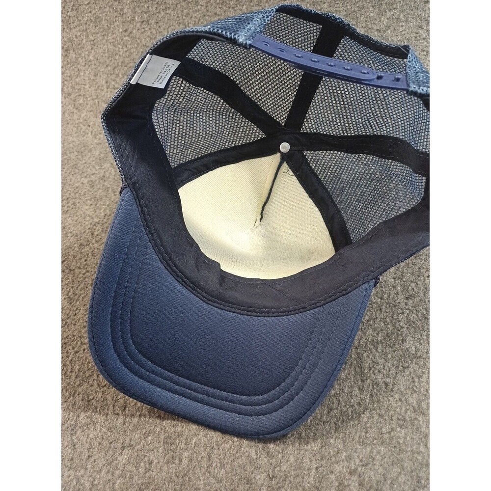 Bumble Hat Cap Trucker Unisex One Size Adjustable Blue Dating App New - Picture 8 of 14